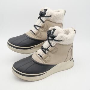 Sorel Women's 9.5 Out n About IV Chillz Boots WP Insulated Omega Taupe Brown